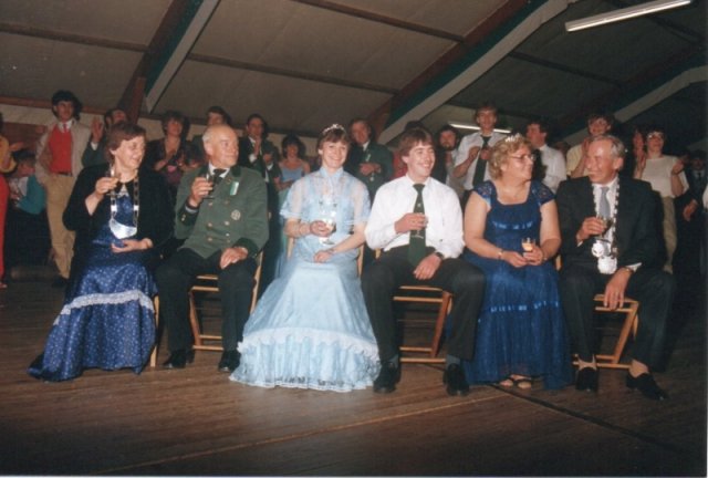 1984 Majestäten beim Königsball